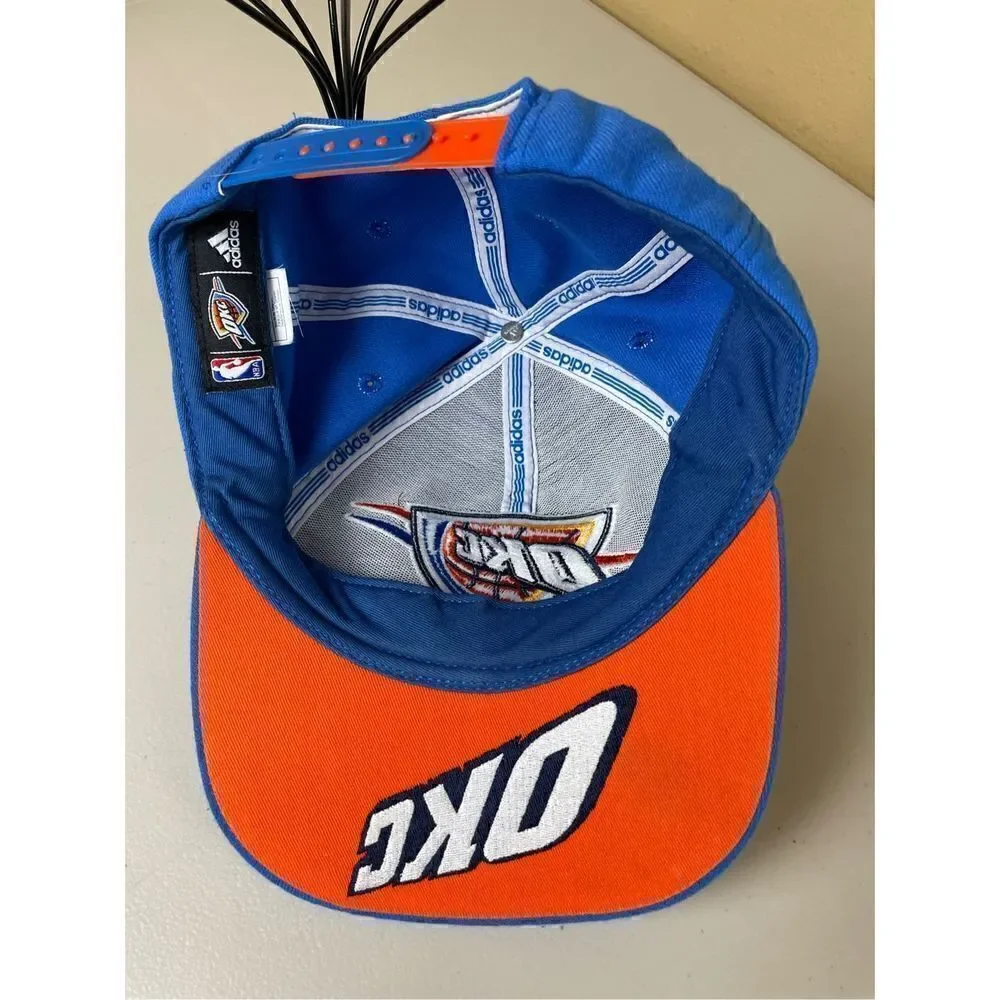 Oklahoma City Thunder OKC NBA Adjustable Snapback Blue Orange Baseball Hat